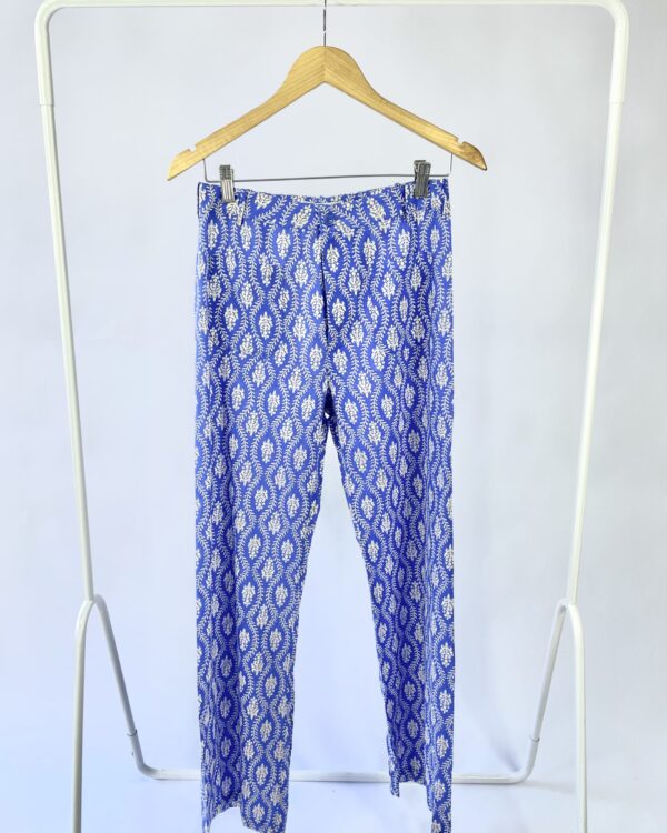 Calça azul estampada ZARA - P - VENDIDO SISTEMA OTO