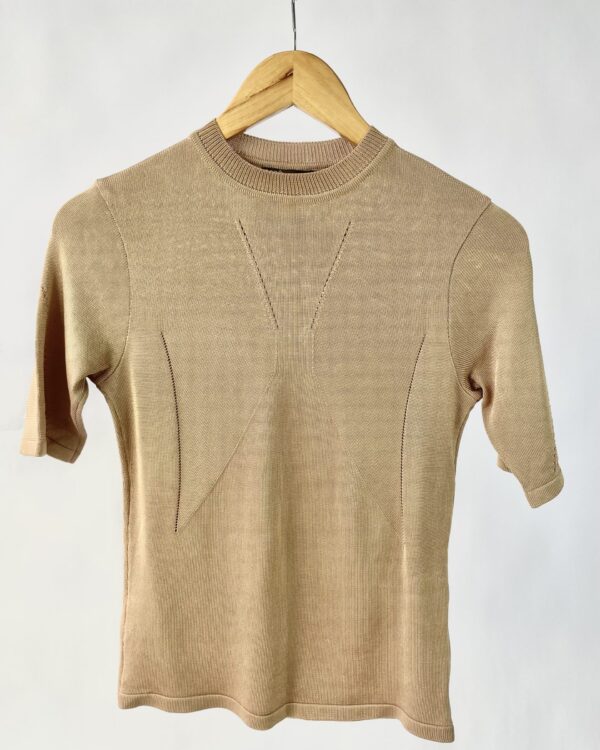 Blusa dourado tricot BOBÔ - P - VENDIDO SISTEMA OTO