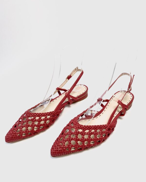 Sandália tramada vermelha TATIANA LOUREIRO - 37 - VENDIDO SISTEMA OTO