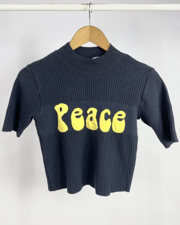 Blusa de tricot azul marinho ANIMALE - P - VENDIDO SISTEMA OTO