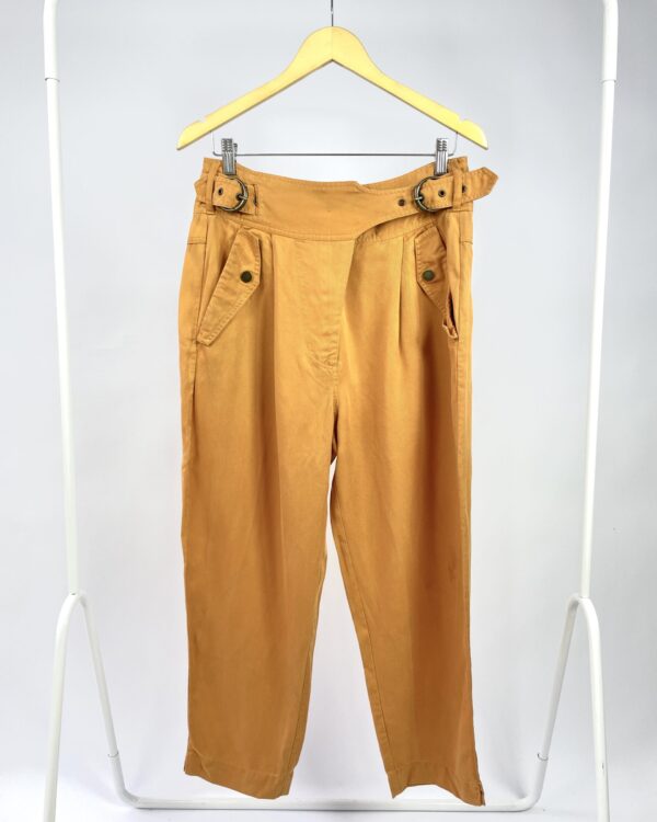 Calça terracota com detalhes ANIMALE - 42 - VENDIDO SISTEMA OTO