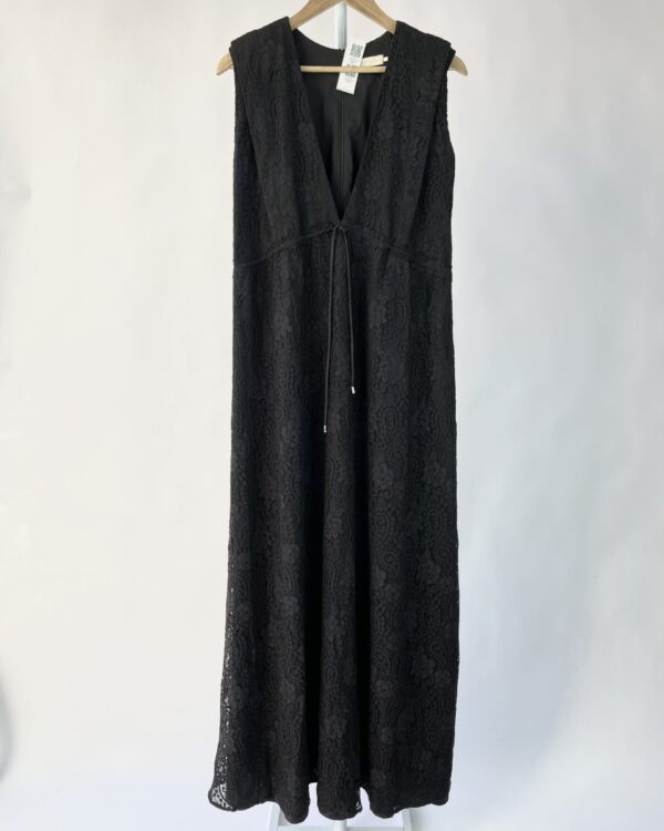 Vestido longo preto de renda NV - M - VENDIDO SISTEMA OTO