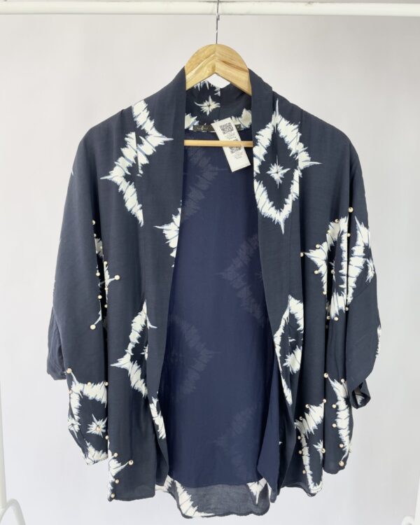 Kimono estampado com missangas MARIA FILÓ - P - VENDIDO SIST OTO