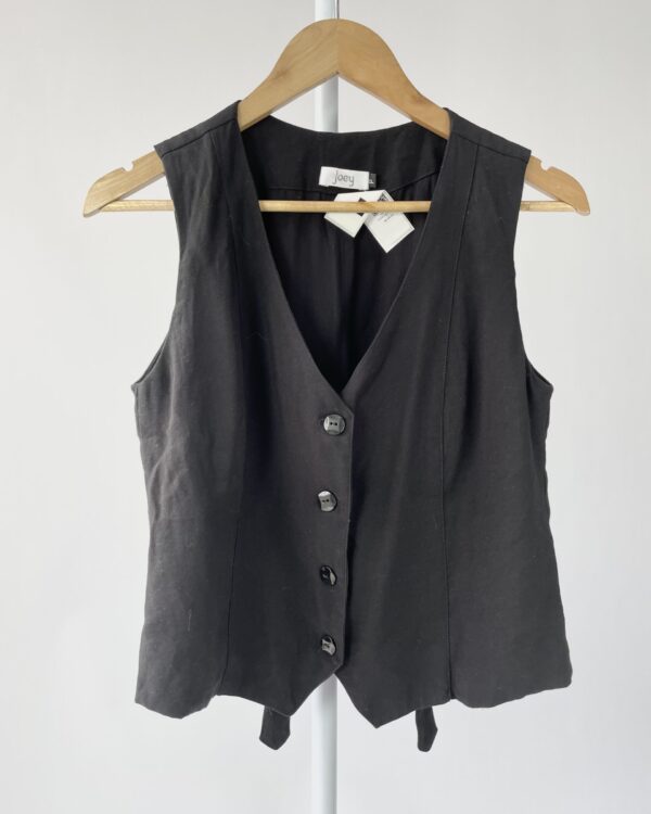 Colete preto JOEY - P - VENDIDO SISTEMA OTO