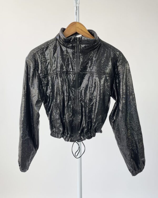 Jaqueta curta p.u preta MURAU - PP - VENDIDO SISTEMA OTO