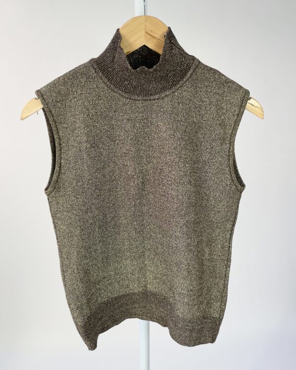 Blusa sem manga ABRAND - 44 - VENDIDO SISTEMA OTO