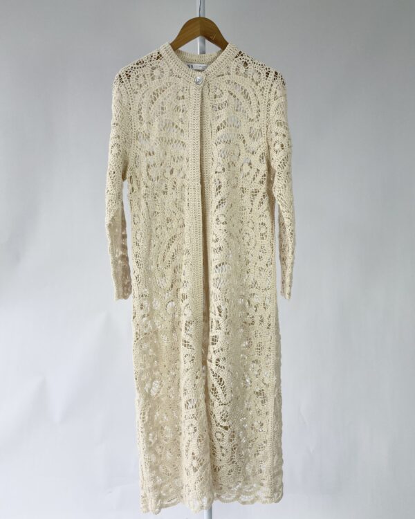 Chemise off white renda ZARA - M - VENDIDO SISTEMA OTO