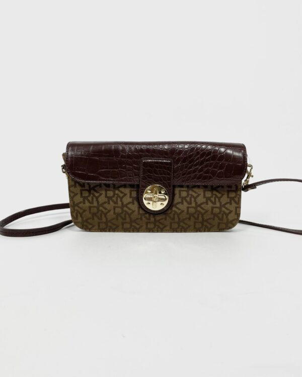 Bolsa marrom DKNY - VENDIDO SISTEMA OTO