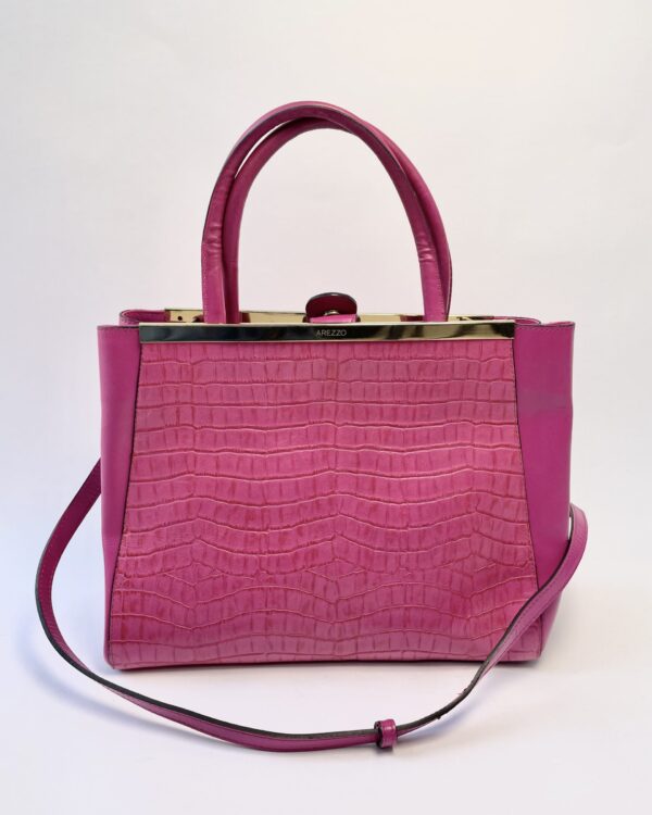 Bolsa rosa média AREZZO - VENDIDO SISTEMA OTO