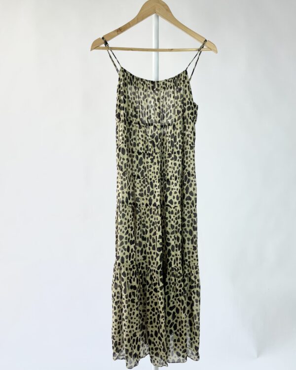 Vestido animal print verde ANIMALE - 34 - VENDIDO SISTEMA OTO