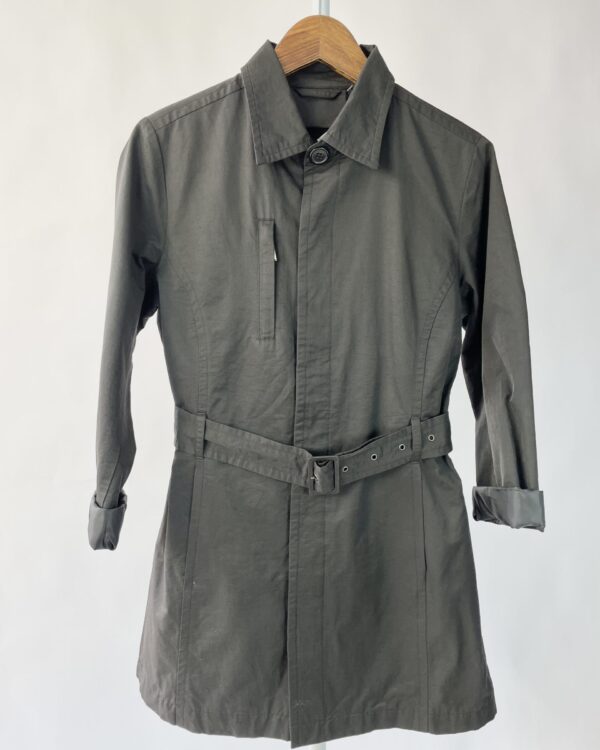 Trench coat preto curto - P - VENDIDO SISTEMA OTO