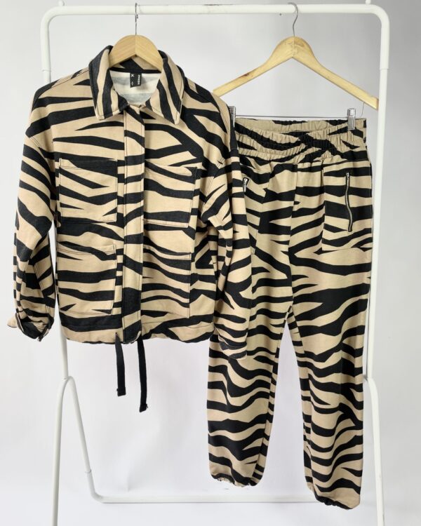 Conjunto moletom listrado calça e casaco HERING - P - VENDIDO SISTEMA OTO