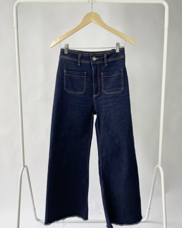 Calça jeans escura ZARA - 34 - VENDIDO SISTEMA OTO