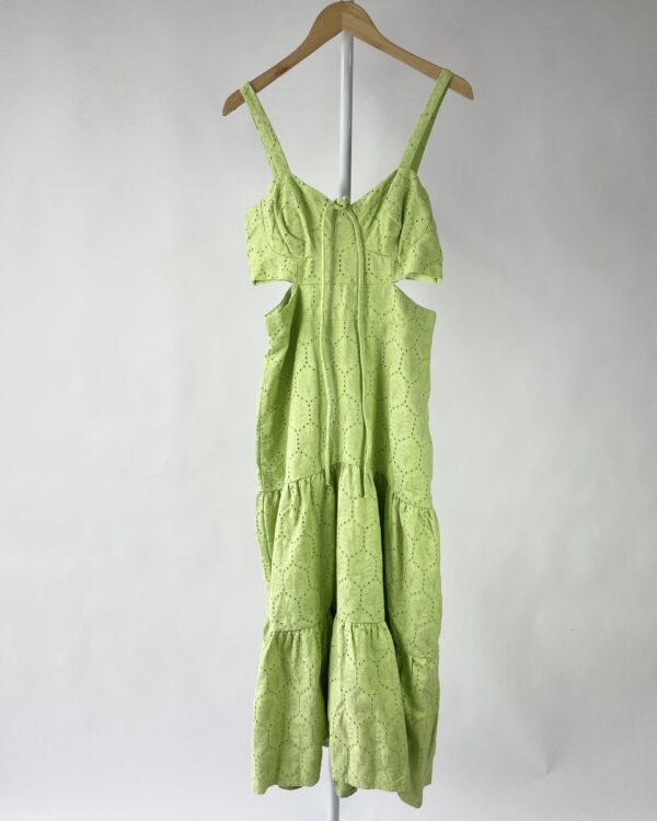 Vestido verde lasie CURADORIA- G *NUNCA USADO* - VENDIDO SISTEMA OTO