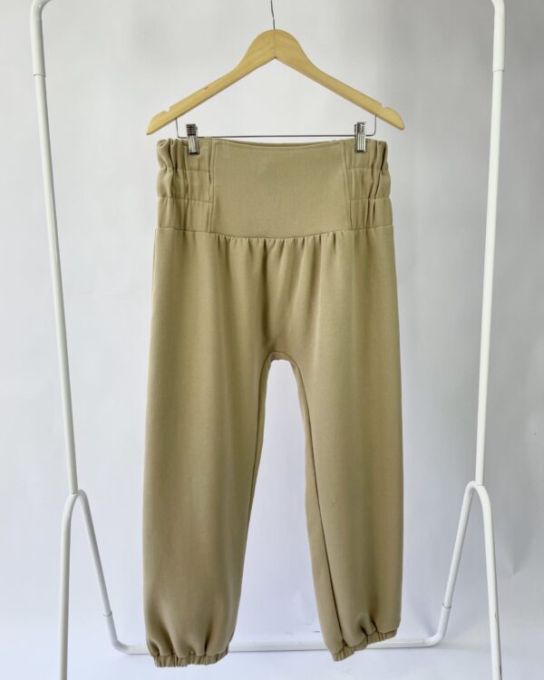 Calça bege moletom com elástico GAYA - G - VENDIDO SISTEMA OTO