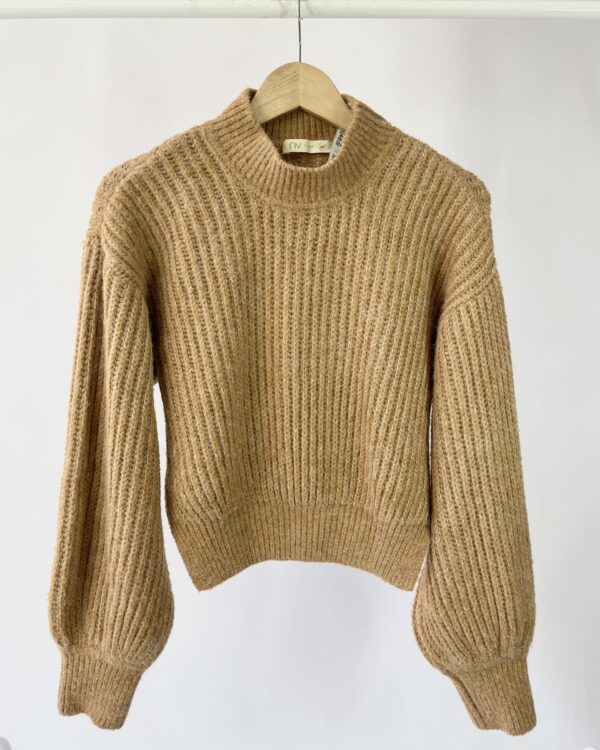 Blusa tricot marrom plush NV - P - VENDIDO SISTEMA OTO