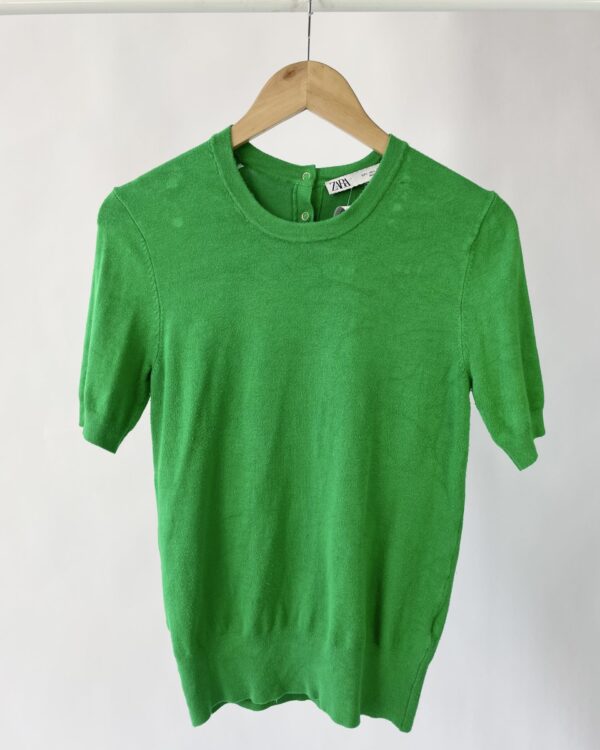 Blusa tricot verde ZARA - G