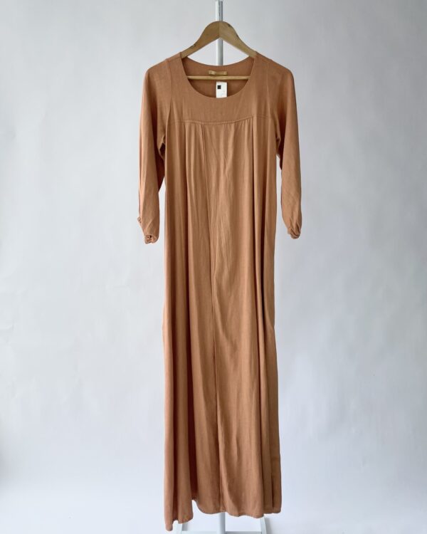 Sobreposição longa linho terracota FAUNA - PP - VENDIDO SISTEMA OTO