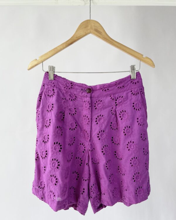 Bermuda lasie roxa EVE - P - VENDIDO SISTEMA OTO