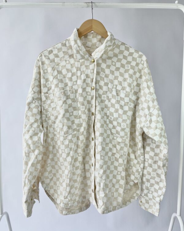 Camisa linho com verniz CANTÃO - GG - VENDIDO SISTEMA OTO