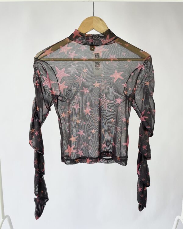 Blusa tule estampa estrelas FARM - G - VENDIDO SISTEMA OTO