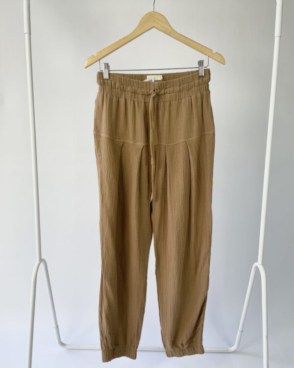 Calça marrom algodão GAYA - M-VENDIDO SISTEMA OTTO