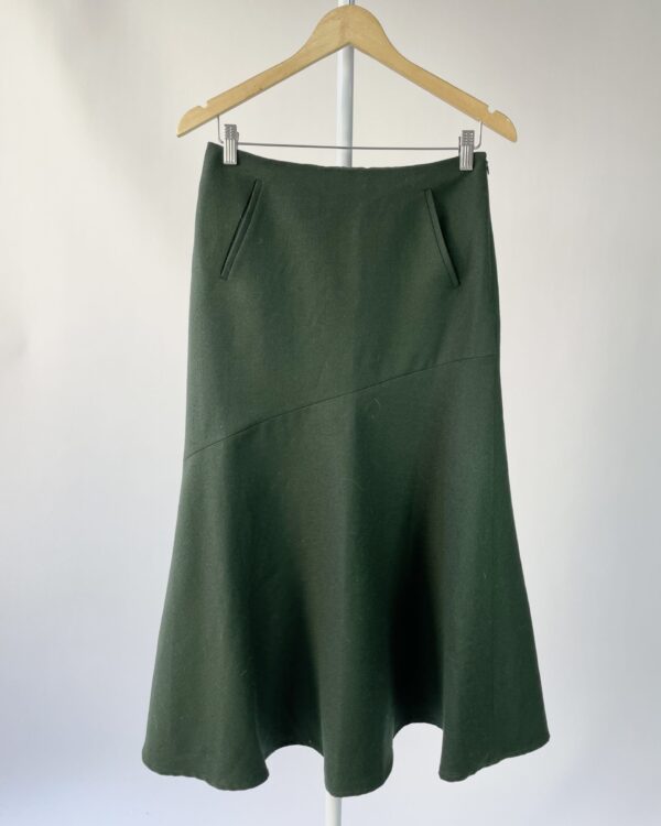 Saia longa verde ANDREA MARQUES - 38 - VENDIDO SISTEMA OTO