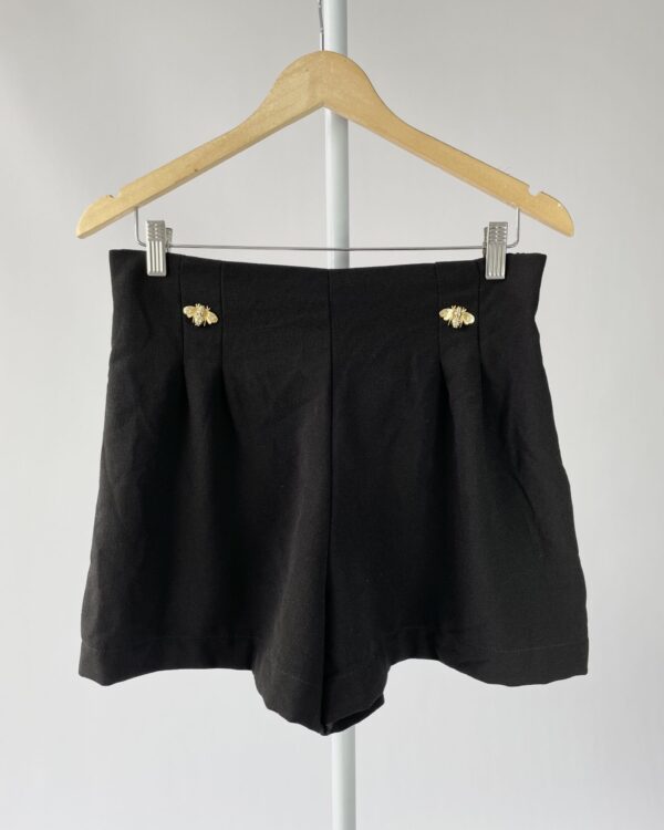 Short preto com detalhes AGILITÁ - 42 - VENDIDO SISTEMA OTO