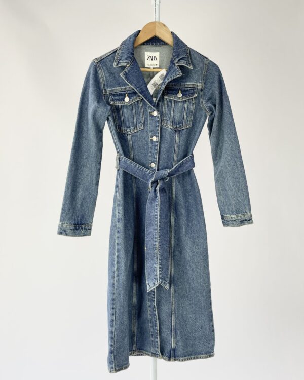 Trench coat jeans ZARA - PP *nunca usado* - VENDIDO SISTEMA OTO