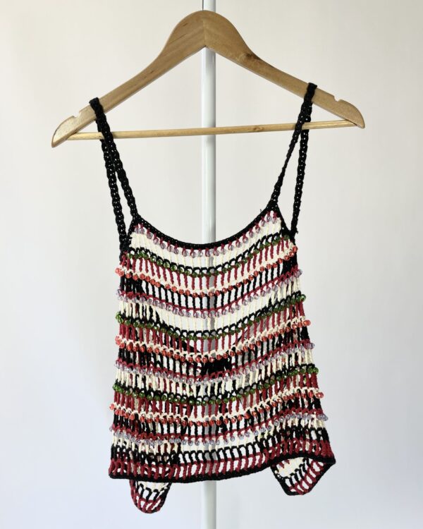 Blusa tricot com pedras bordadas ZARA - M - VENDIDO SISTEMA OTO