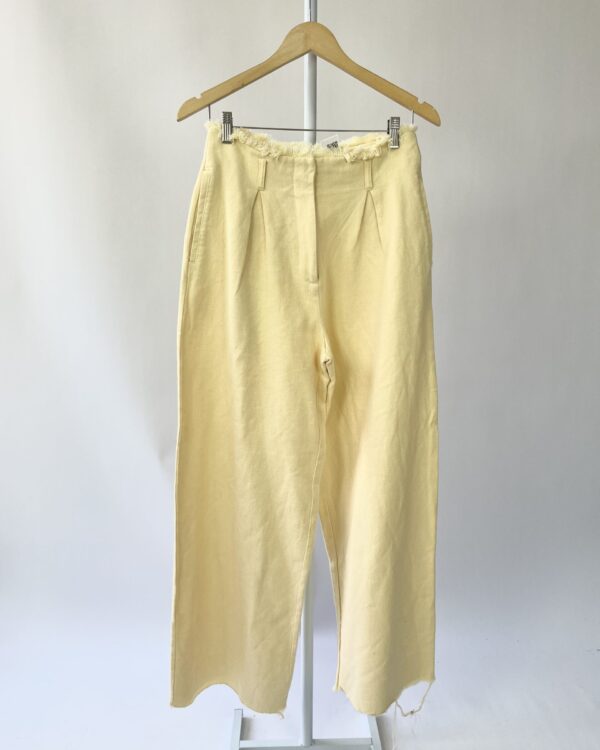Calça amarelo manteiga cintura alta NV - 38 - VENDIDO SISTEMA OTO