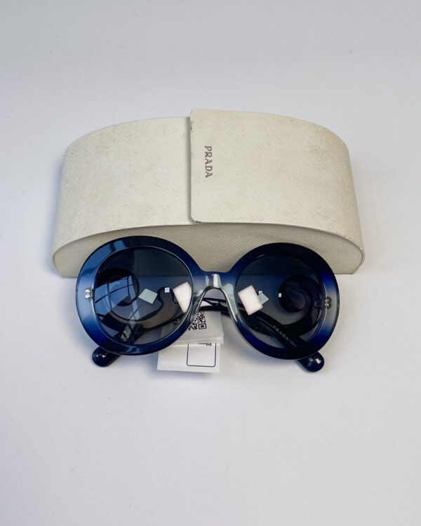 Óculos armaçao azul redonda PRADA - VENDIDO SISTEMA OTO