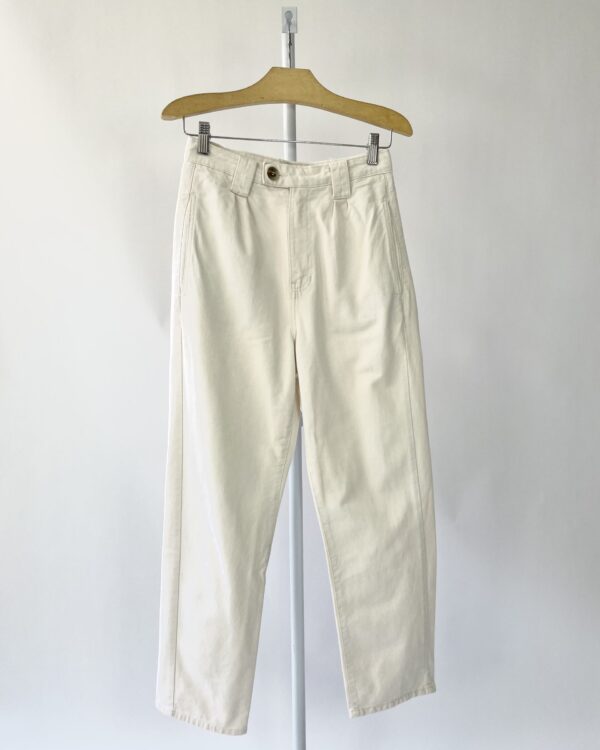 Calça jeans off white DRESS TO - PP - VENDIDO SISTEM OTO