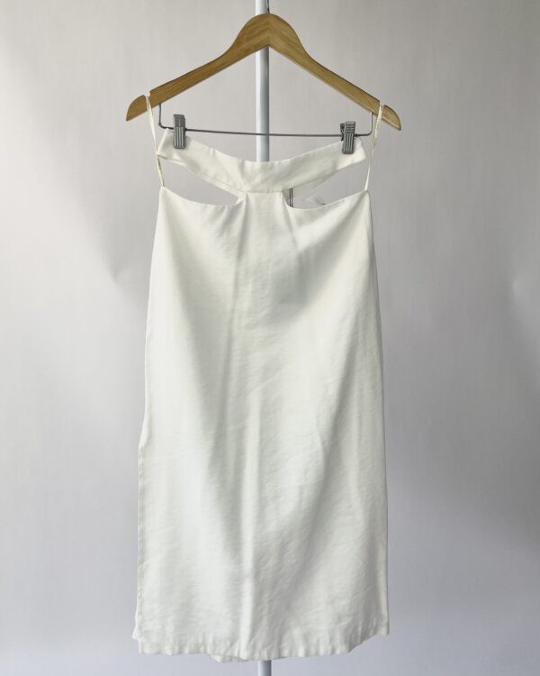 Saia midi recorte na cintura off white SORELLA - 36 *nunca usado* - VENDIDO SIST OTO