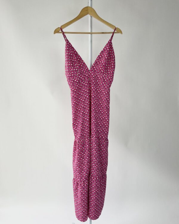 Vestido midi fúcsia estampado MY PLACE - PP - VENDIDO SISTEMA OTO