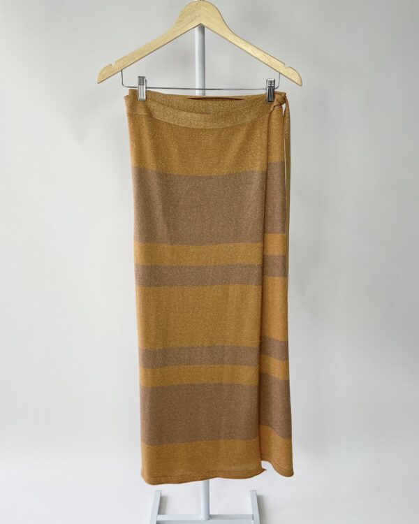 Saia pareo tricot lurex ANIMALE - G *nunca usado* - VENDIDO SISTEMA OTO