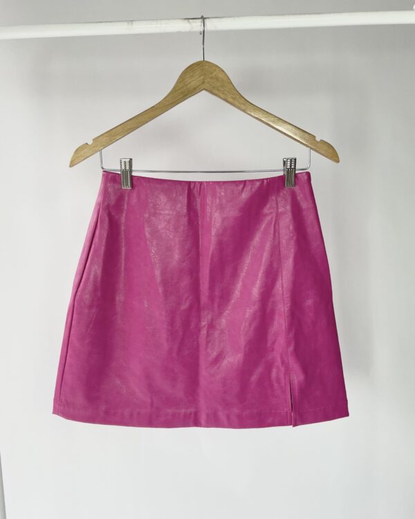 Saia pu curta rosa TOB - P - VENDIDO SISTEMA OTO