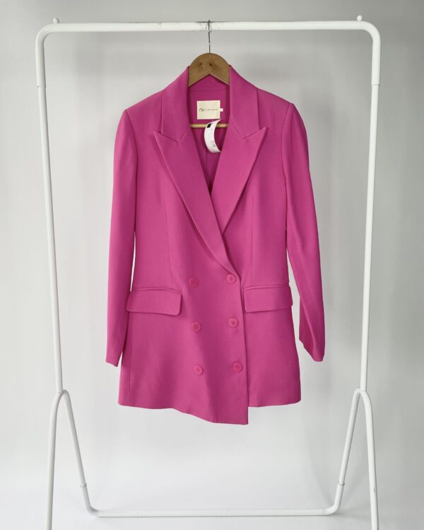 Blazer alongado rosa NV - PP - VENDIDO SISTEMA OTO