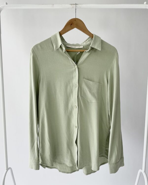 Camisa verde claro MARIA FILÓ - P - VENDIDO SISTEMA OTO
