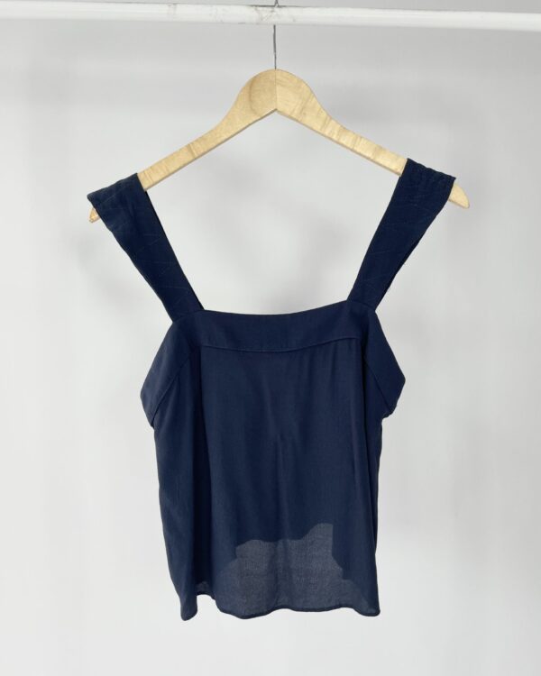 Blusa curta azul marinho MARIA FILÓ - PP - VENDIDO SISTEMA OTO