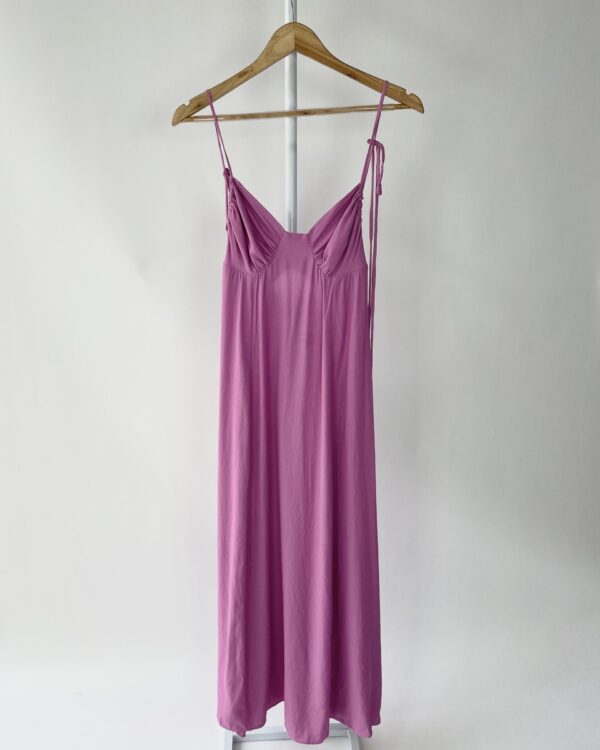 Vestido midi lilás LOJA 3 - PP - VENDIDO SISTEMA OTO