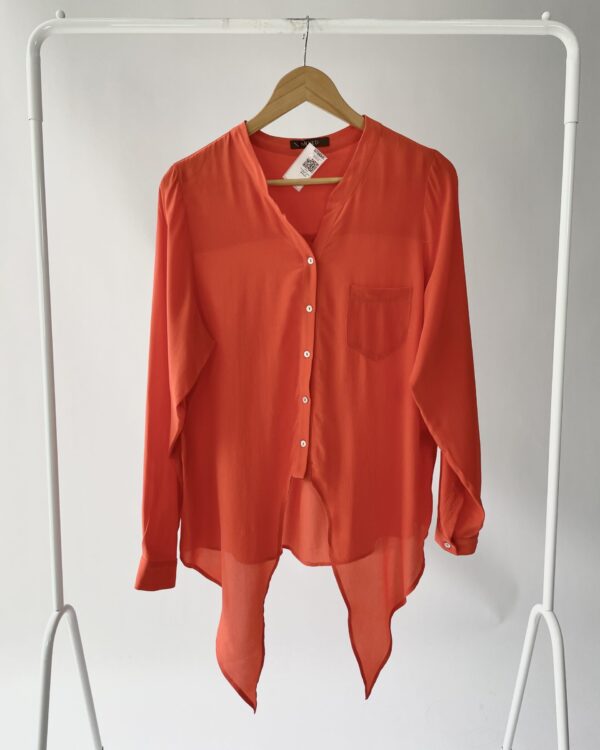 Camisa coral seda MIXED - M - VENDIDO SISTEMA OTO