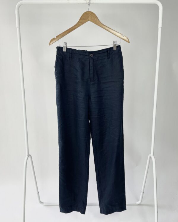 Calça linho azul marinho - M - VENDIDO SISTEMA OTO