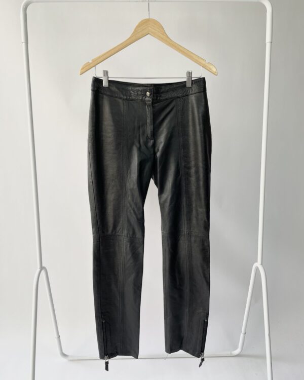 Calça couro preto MIXED - 36 - VENDIDO SISTEMA OTO