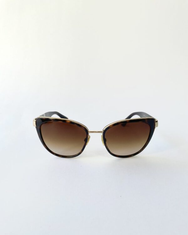 Óculos marrom com dourado DOLCE & GABBANA - VENDIDO SISTEMA OTO