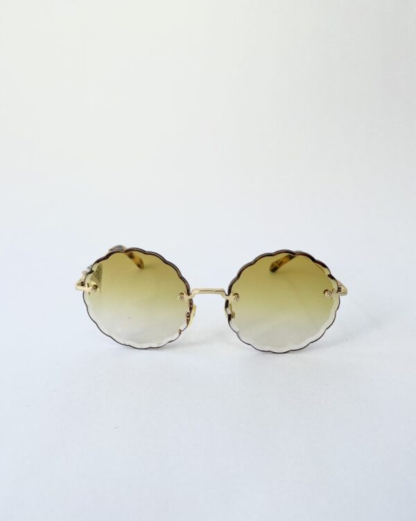 Óculos redondo com transparência CHLOÉ - VENDIDO SISTEMA OTO