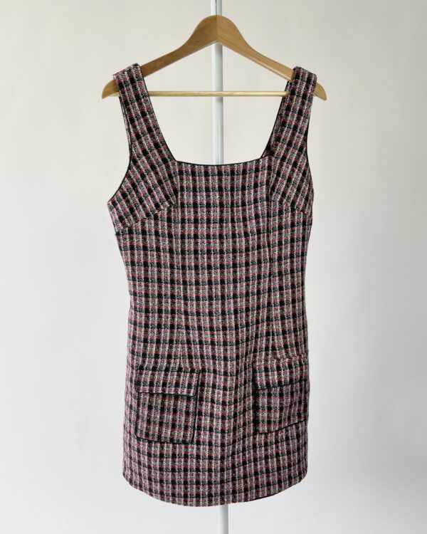 Vestido tweed preto e vermelho LE BLOG - 43 - VENDIDO SISTEMA OTO