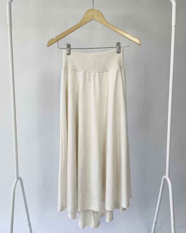 Saia midi branca cos largo MARIA FILO - P - VENDIDO SISTEMA OTO