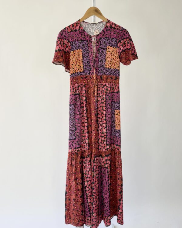 Vestido longo estampa floral DRESS TO - PP - VENDIDO SISTEMA OTO