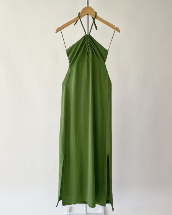 Vestido longo verde DU - P - VENDIDO SISTEMA OTO